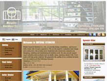 Tablet Screenshot of phuket-stainless-service.com